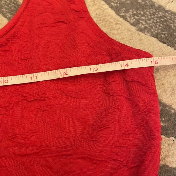 FOREVER 21 RED TEXTURED BODYCON DRESS - Picture 8 of 10